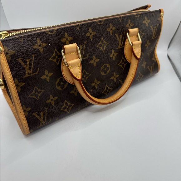 Louis Vuitton Brown Leather Monogram Hand Bag - Picture 2 of 16